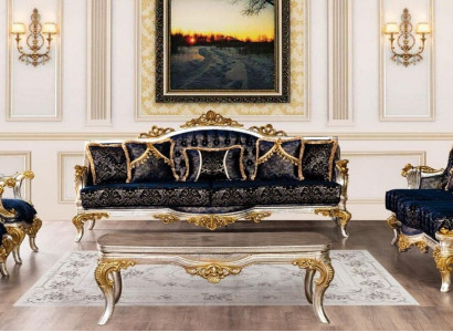 Sofagarnitur 3+3+1+1 Sitzer Couchtisch Klassisch Sofas Sessel Luxus Neu Set 5tlg